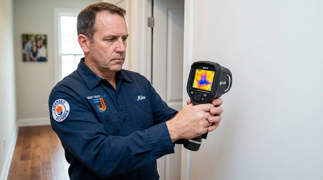 Thermal imaging leak detection by Johns Plumbing LLC in Lansdale